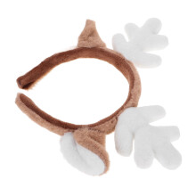 Rentiererohren-Haarreif, Weihnachtsfeier-Accessoire, 1 Stück