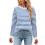 Hellblaues Damen-Langarmshirt aus Polyester, Größe S 1