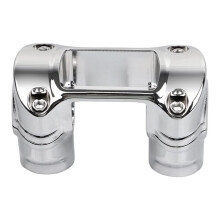 2Inch Handlebar Riser 1 1/4Inch Bar Clamp for Wide Glide Sportster 883 Softail