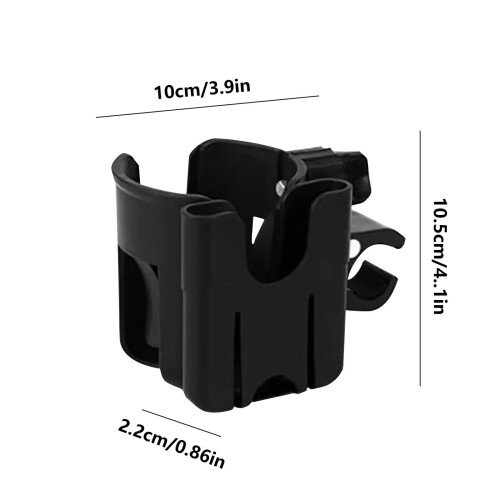 Scooter Cup Holder with Adjustable Clamp and Non-Slip Pad 2