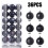 Staron black Christmas ornaments 30mm 36 pcs 5
