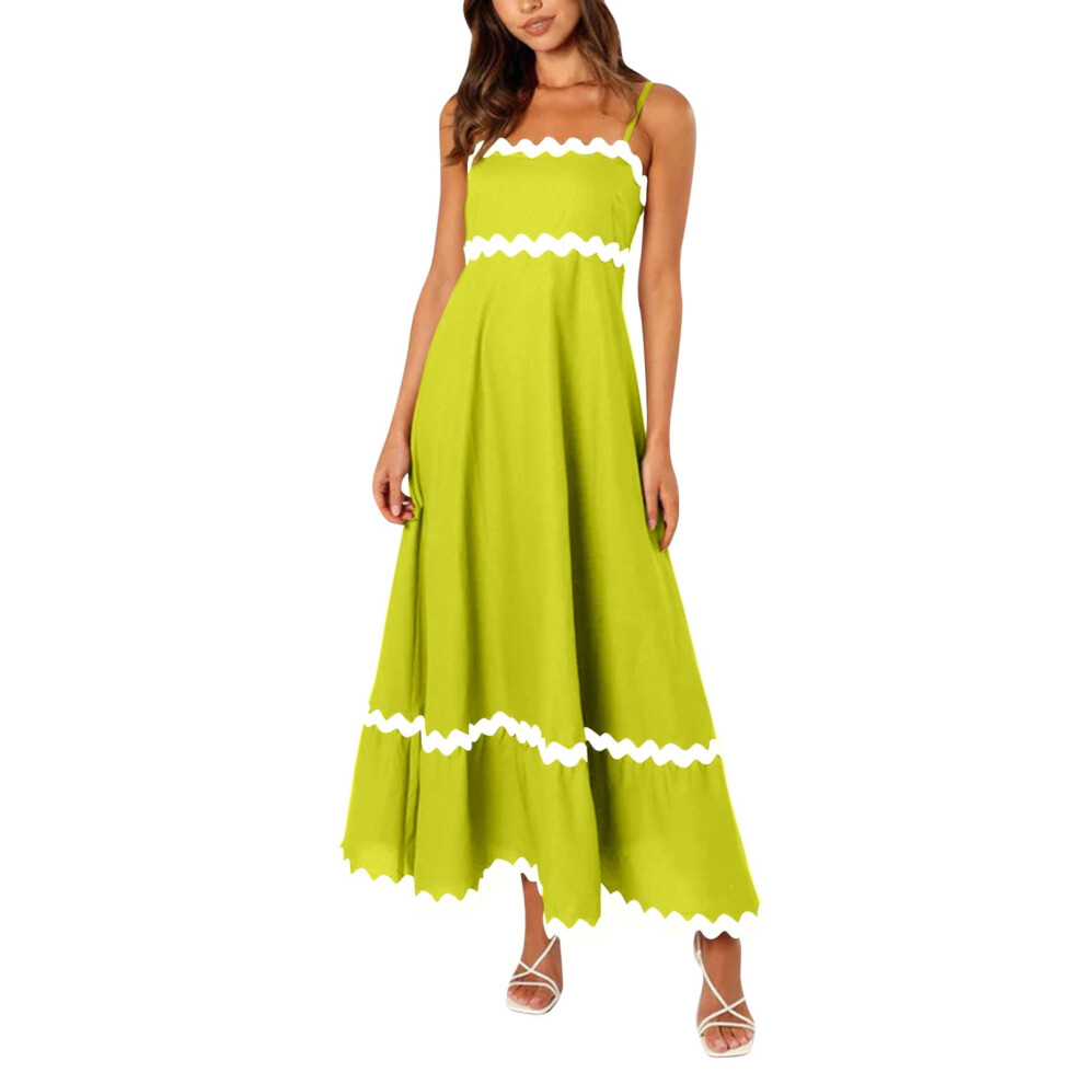 Women's Summer Dress Sleeveless A-Line Maxi Dress-image-OPC-PW7DFVP-NEW