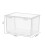 Airtight Bread Storage Container Clear Plastic 1 Pack 2