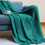 Knitted Throw Blanket Boho Style 50x60 inch 2