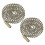 Ceiling Fan Pull Chain Extension Bronze Beaded Cord Set 3