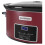 6 Quart Programmable Slow Cooker Red Stainless Steel 7