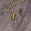 Ceiling Fan Pull Chain Extension Bronze Beaded Cord Set 5