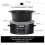 6 Quart Programmable Slow Cooker Black Stainless Steel 4