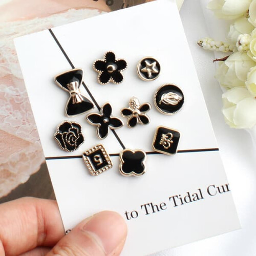 Brooch Buttons Set of 30 2