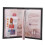 Passport case faux leather black 1 piece 2