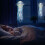 LED-hänglampor med havstema och maneter, 1-pack 4