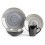 Sonoma stoneware dinnerware set black exterior hand-painted 8