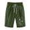 Damen-Leinenshorts, sommerlich, lässig, Baumwollmischung, elastischer Stoff 1