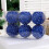 Staron blue Christmas ball ornaments 6 pcs 3