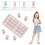 Sparkling false nails for kids, 24 pcs 4