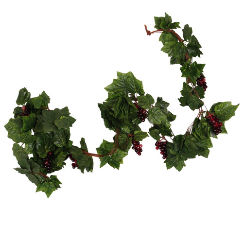 Piante artificiali, vite di seta con frutti d'uva 2