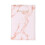 Passport Case Pink Marble Leather Gold Trim 2