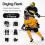 Hockey Equipment Drying Rack 2-Piece 12 Hooks 2