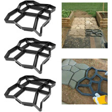 Concrete path maker mold reusable stepping stone paver