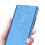 SKALO Clear View Wallet Case for Samsung S24 Silver 3
