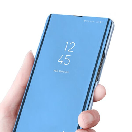 SKALO Clear View Wallet Case for Samsung S24 Silver 2