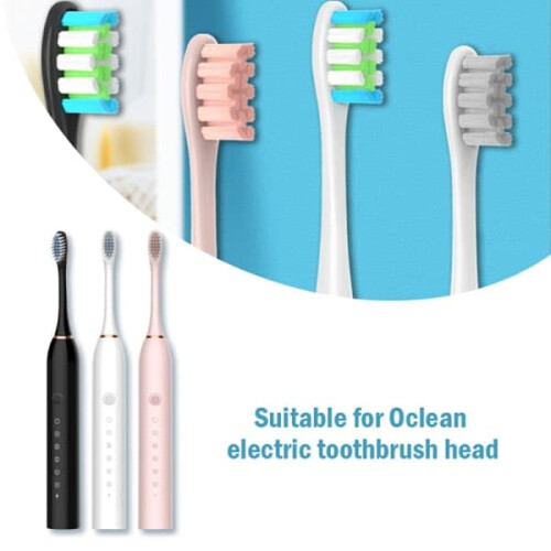 Oclean Black electric toothbrush replacement heads 10 pack 1