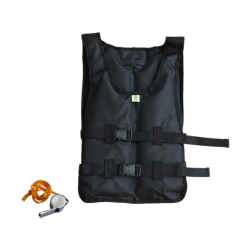 Adjustable paddle vest for adults black