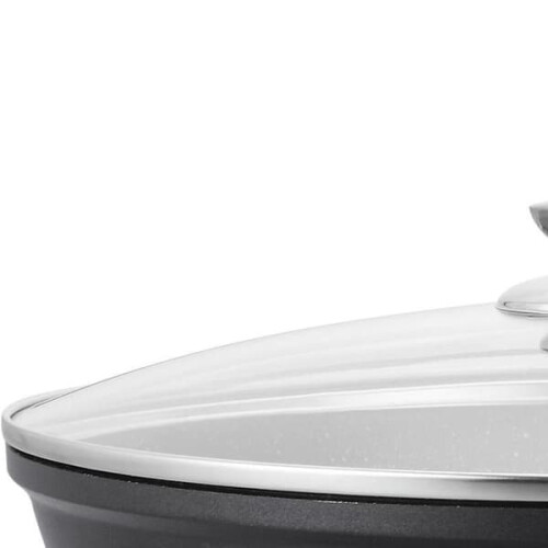 Wok Marble Coated Black 28 cm 2