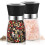 Salt and Pepper Grinder Set - Ceramic Adjustable 2-Piece 1