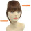 Light Brown Human Hair Fringe Clip-in Bangs 2