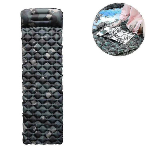 Ultralight sleeping bag with built-in pillow and inflatable 2