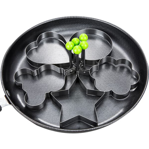 Stainless Steel Egg Mold Set 5 Pieces 2