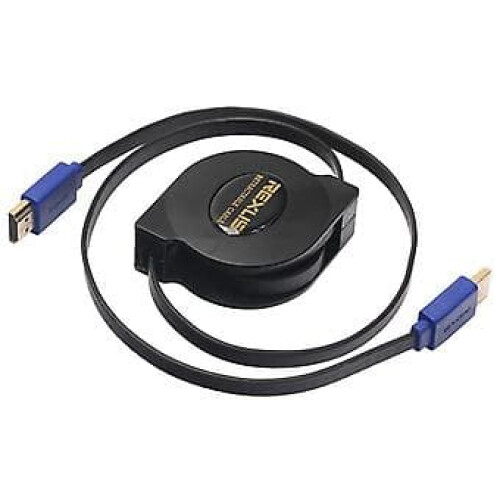 REXLIS6FT - Cavo compatibile, regolabile e retrattile, per TV HD, computer, console di gioco e proiettore. 1
