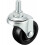 Rubber Wheels 40 mm with M8 Thread 4-Pack 2