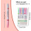 Curve Highlighters Craft Pens with 6 Curved Fine Tips 3