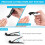 Cortador de unhas angular em aço inoxidável, ergonômico, 1 par. 6