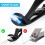 Cortador de unhas angular em aço inoxidável, ergonômico, 1 par. 4