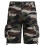 Bermuda cargo de camuflaje informal para hombre 1
