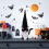 Sort kat julemandsgnome Halloween-dekoration 1 stk. 2