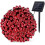 Solar lichtslinger met 200 LED's, 22 meter, 8 standen, waterdicht, rood 1
