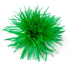 Broche de pluma de avestruz, 1 pieza