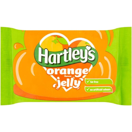Hartley's Orange Flavour Jelly, 135g , Pack of 1 2