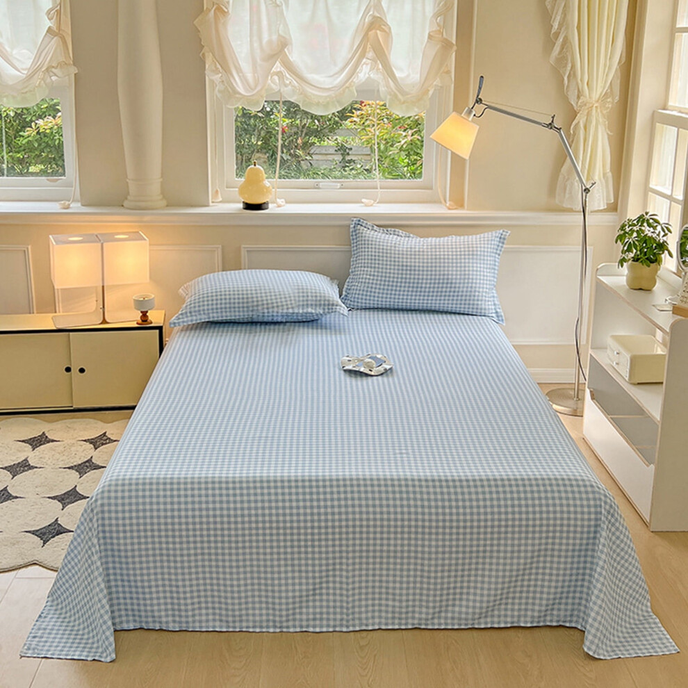 Polyester Flat Sheet Full Size Solid Color Brushed
