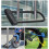 4-Digit U-Lock Motorcycle Lock / Bicycle Lock - Lockable Combination Lock / Resettable D for Bikes / Lockable Doors. (Black) 4