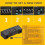 4-Digit U-Lock Motorcycle Lock / Bicycle Lock - Lockable Combination Lock / Resettable D for Bikes / Lockable Doors. (Black) 5