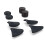 PS5 trigger button and rocker cap thumb grip black 5