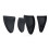 PS5 trigger button and rocker cap thumb grip black 6