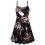 Robe de maternité noire à manches courtes et col rond, taille L 1