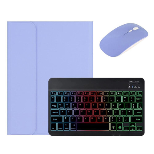 Capa com teclado retroiluminado para Galaxy Tab A9+ de 11" com mouse.