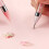 Rhinestone picking pen pink dotting tool 5